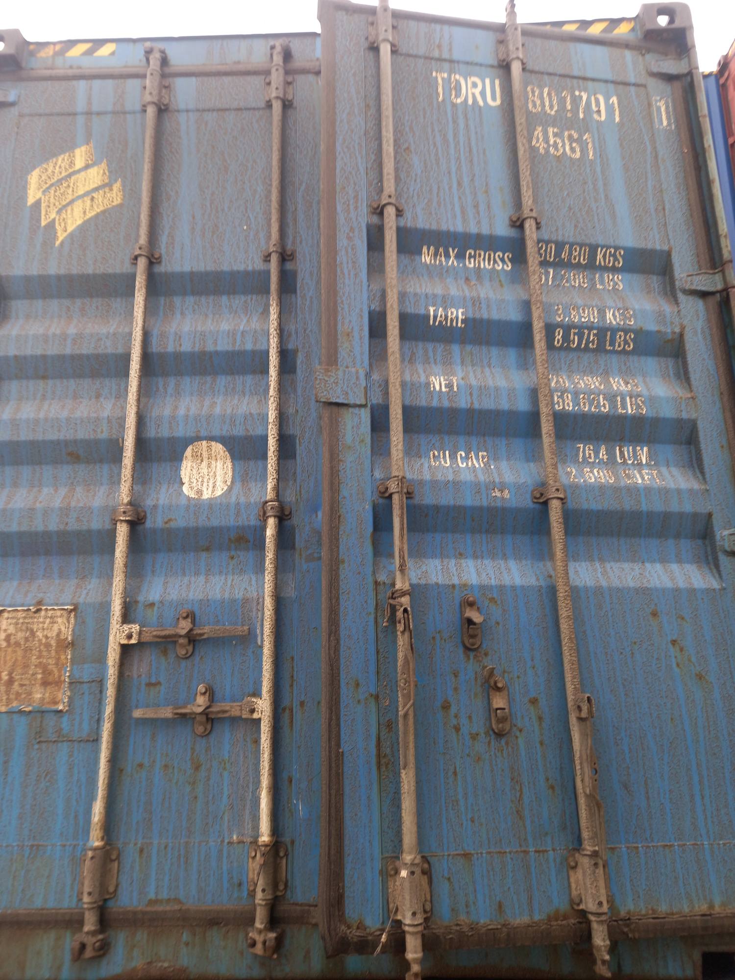 Морской контейнер TDRU8017911