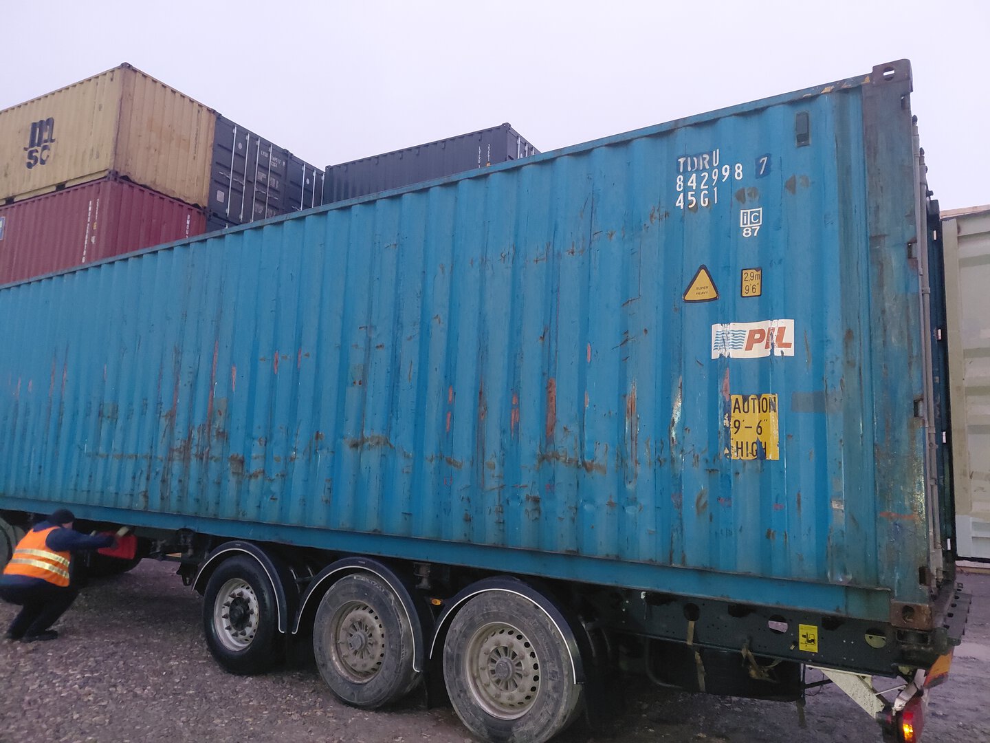 Морской контейнер TDRU8429987