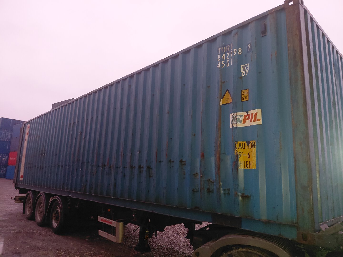 Морской контейнер TDRU8429987