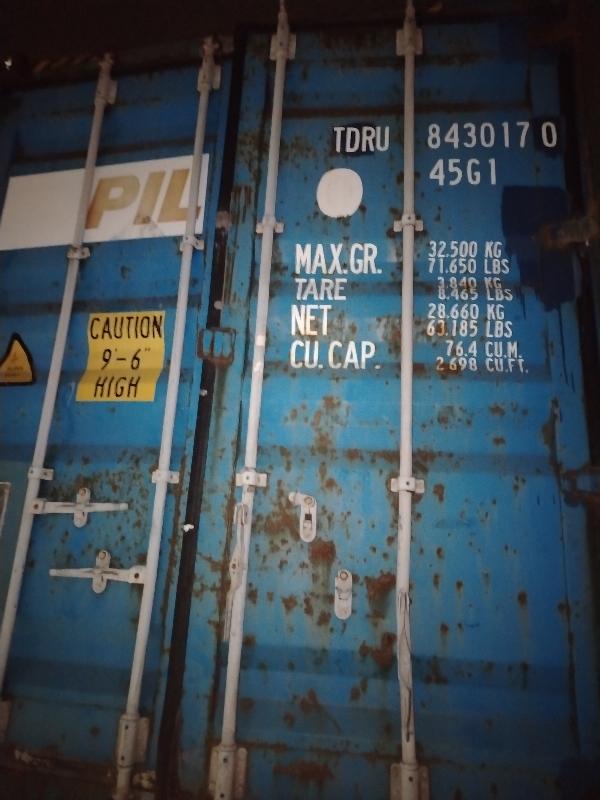 Морской контейнер TDRU8430170