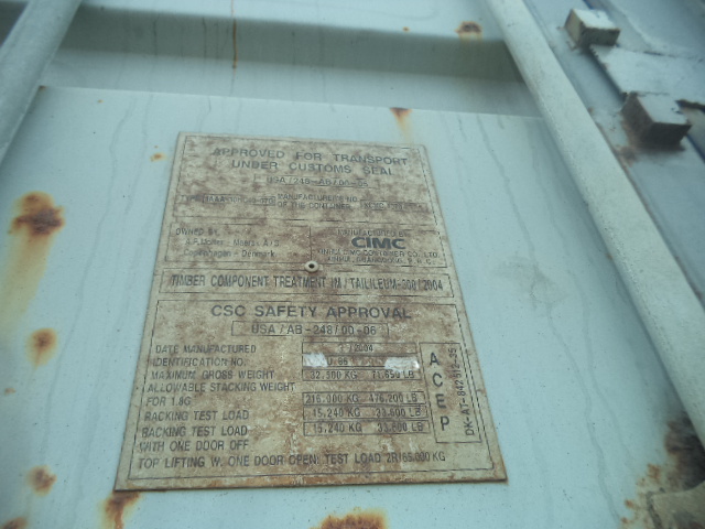 Морской контейнер TDRU8617963