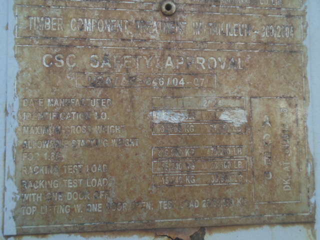 Морской контейнер TDRU8984491