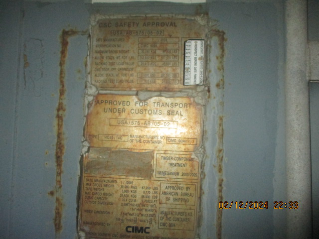 Морской контейнер TDTU0657930