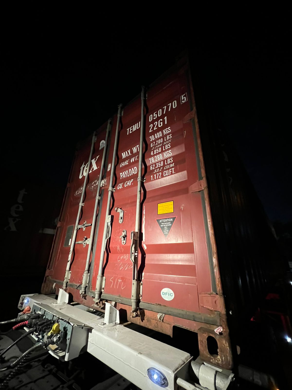 Морской контейнер TEMU0507705