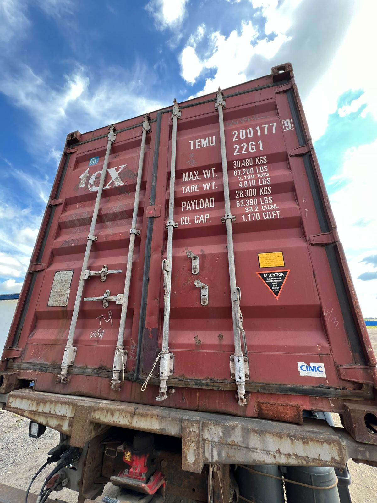 Морской контейнер TEMU2001779