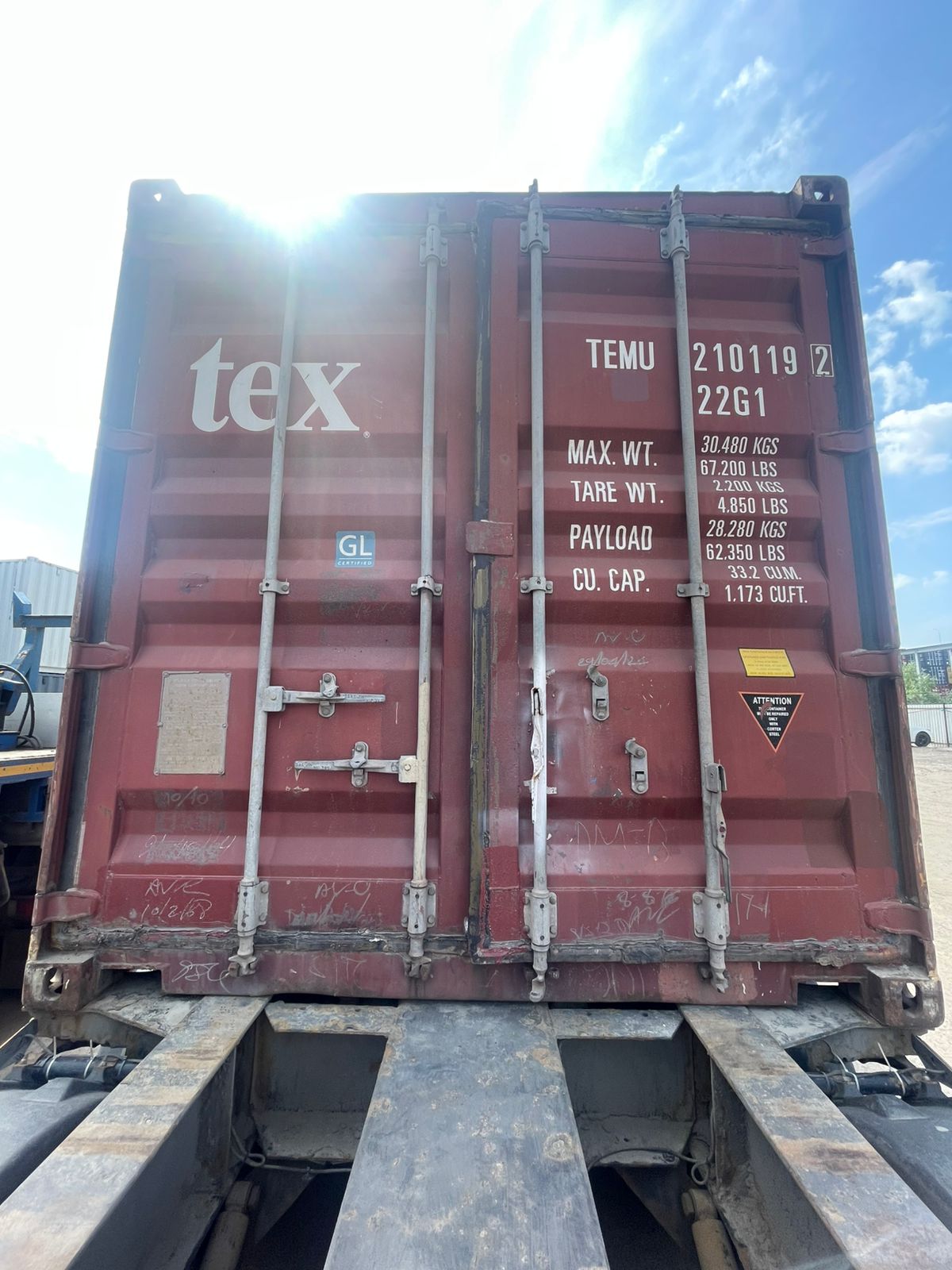 Морской контейнер TEMU2101192