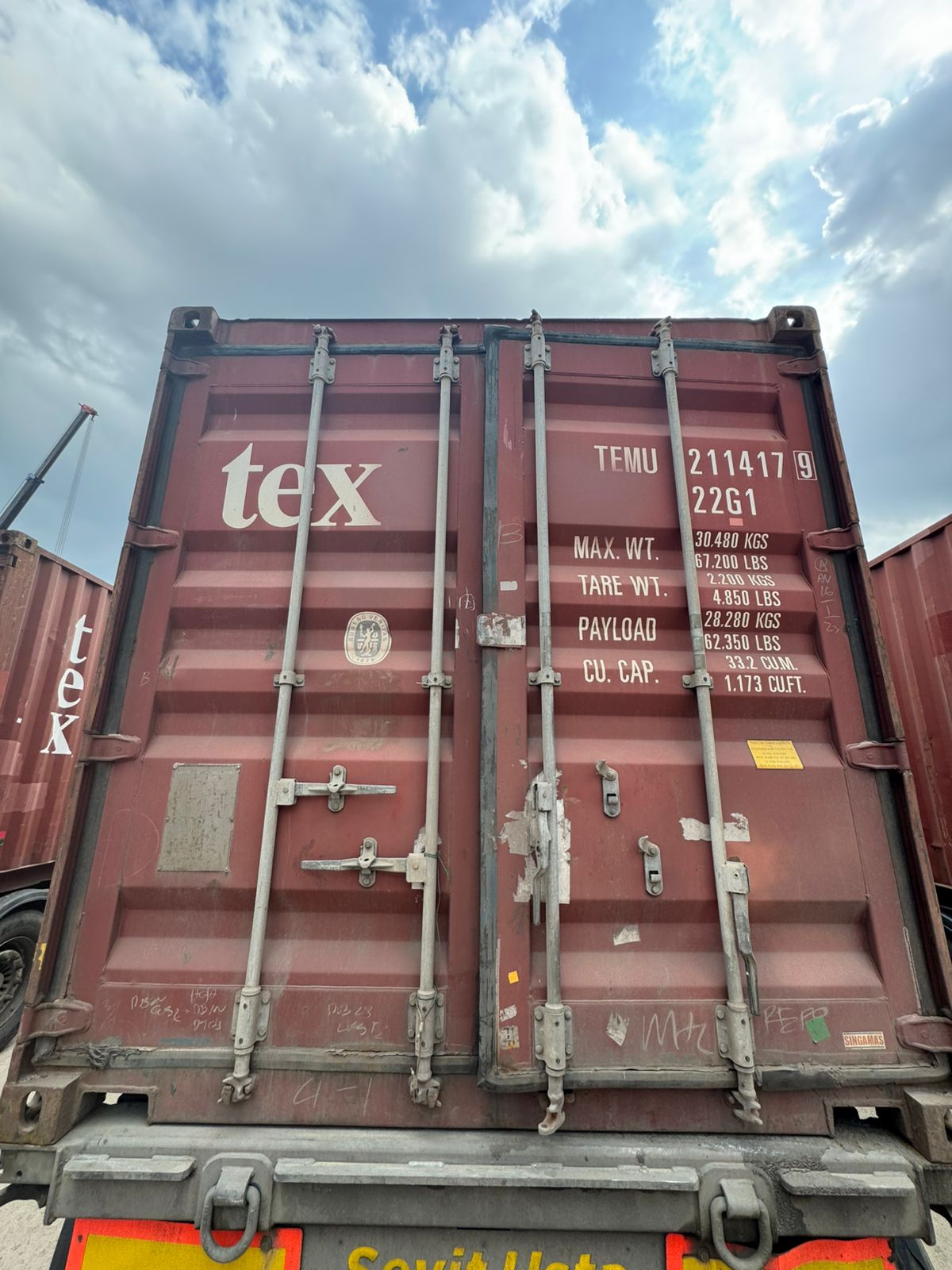 Морской контейнер TEMU2114179