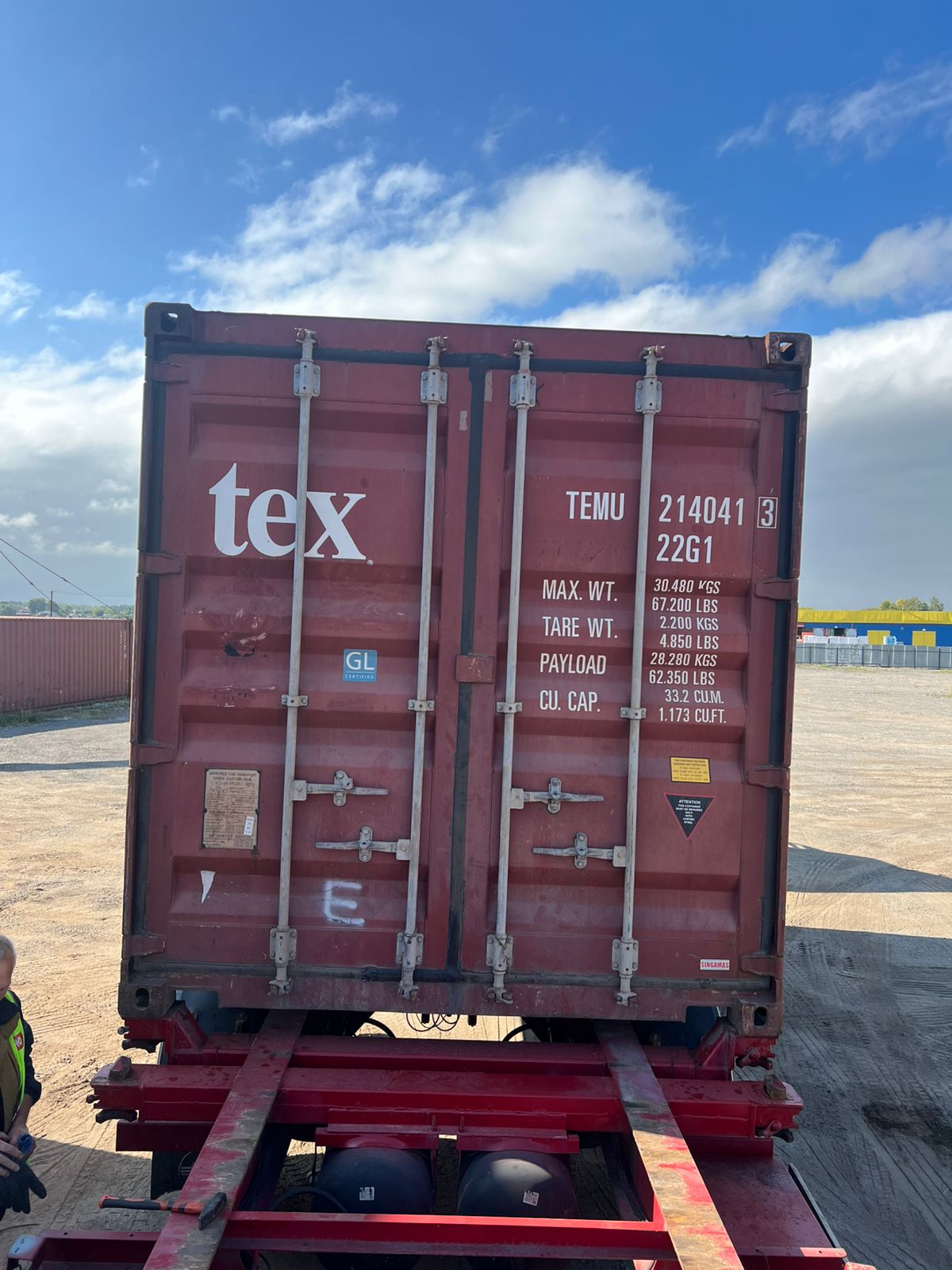 Морской контейнер TEMU2140413