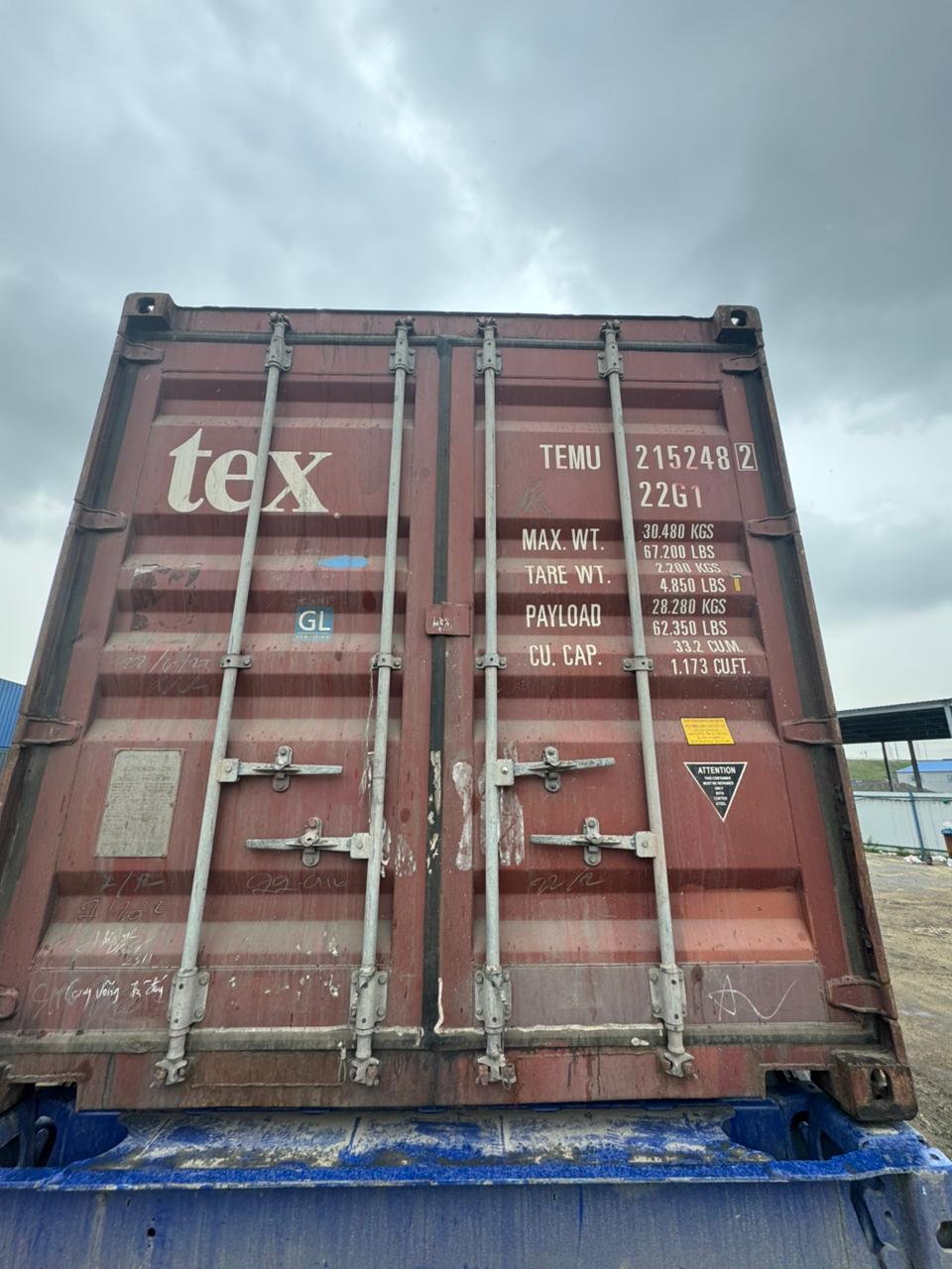 Морской контейнер TEMU2152482