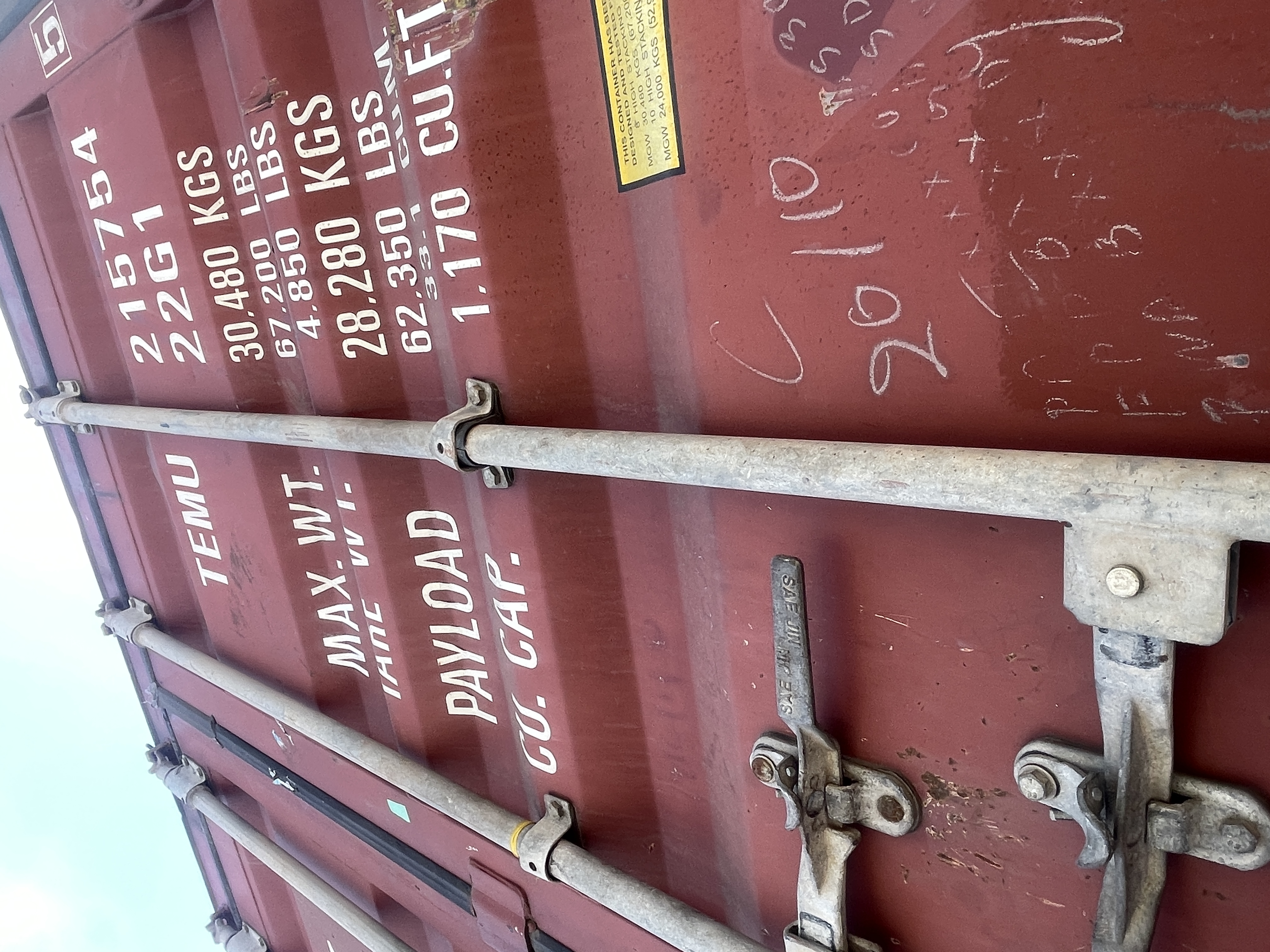 Морской контейнер TEMU2157545