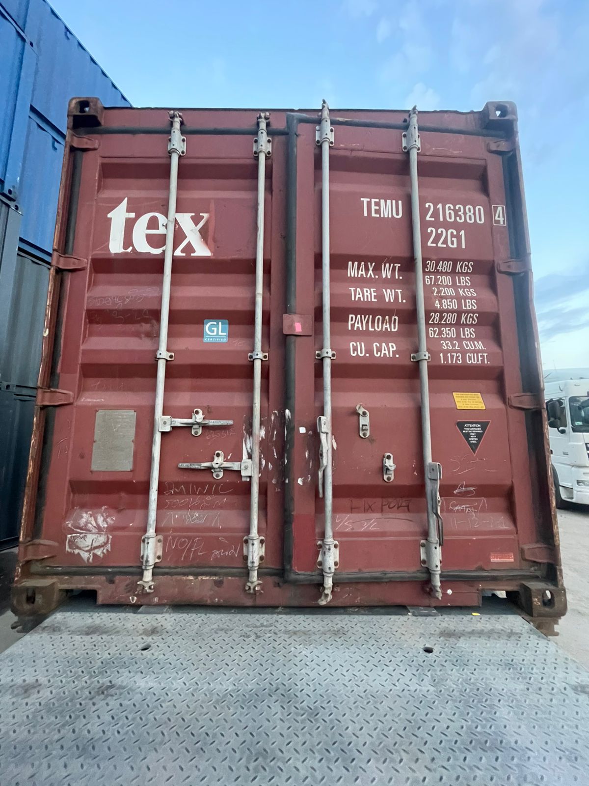 Морской контейнер TEMU2163804