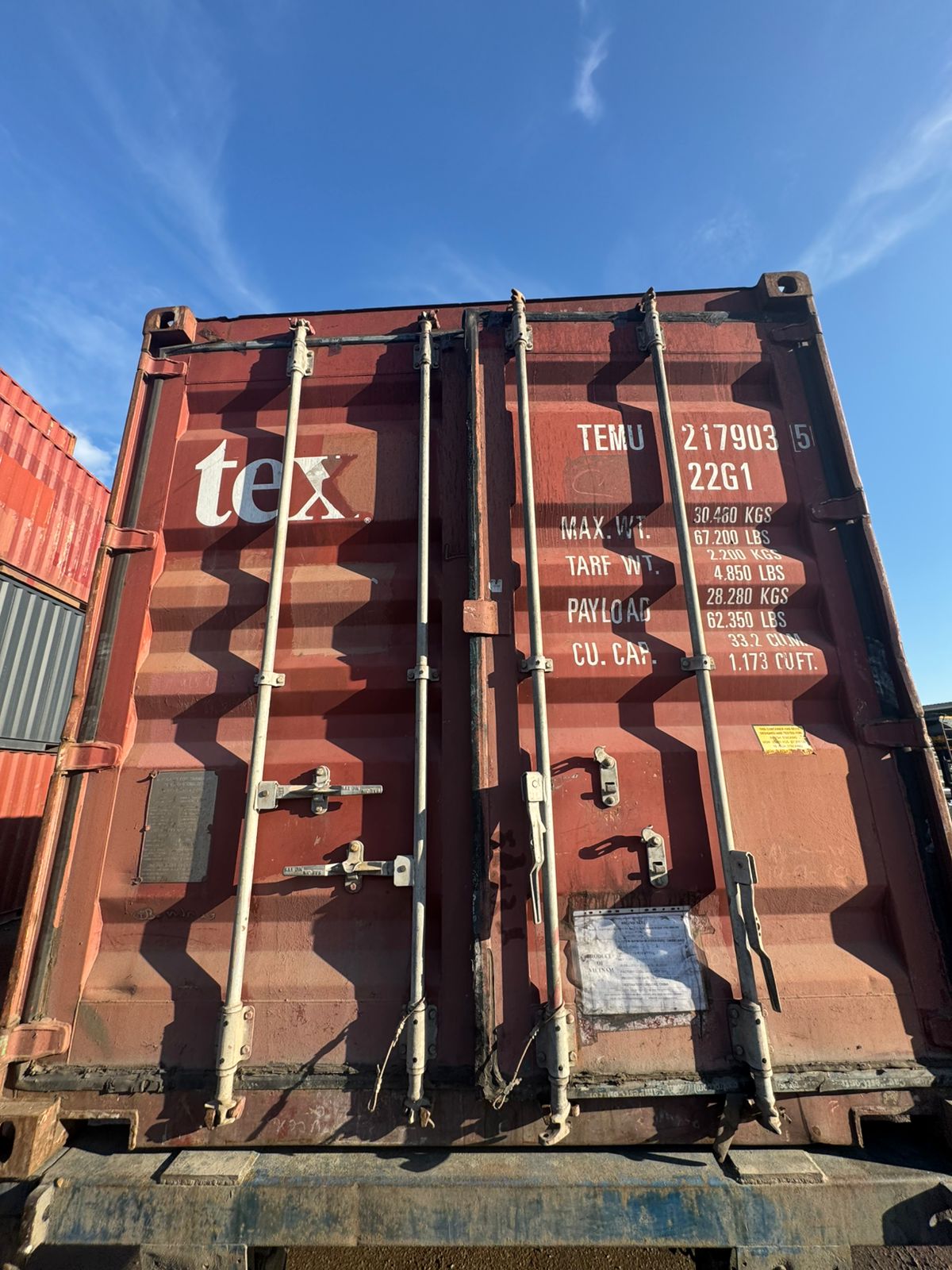 Морской контейнер TEMU2179035