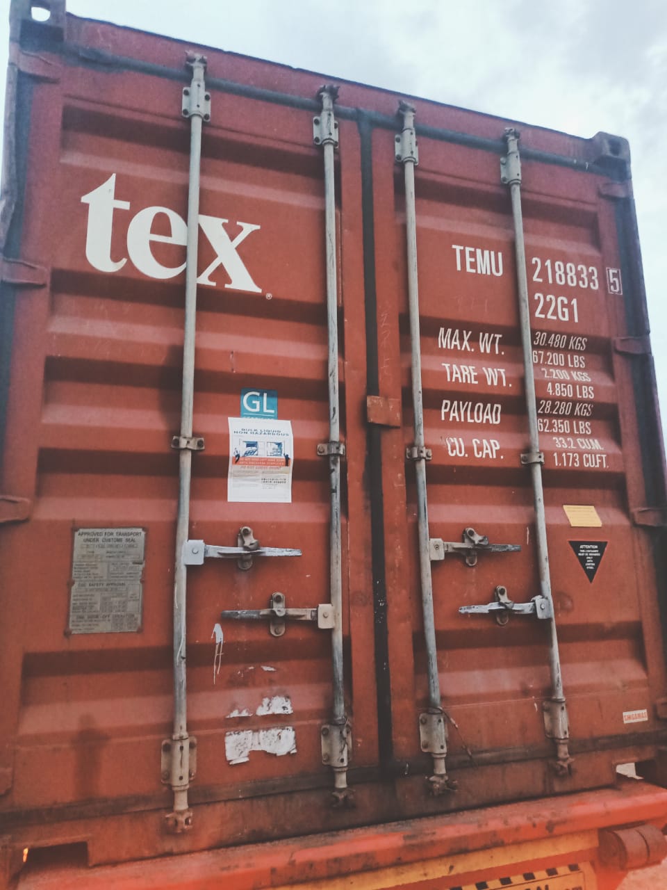Морской контейнер TEMU2188335
