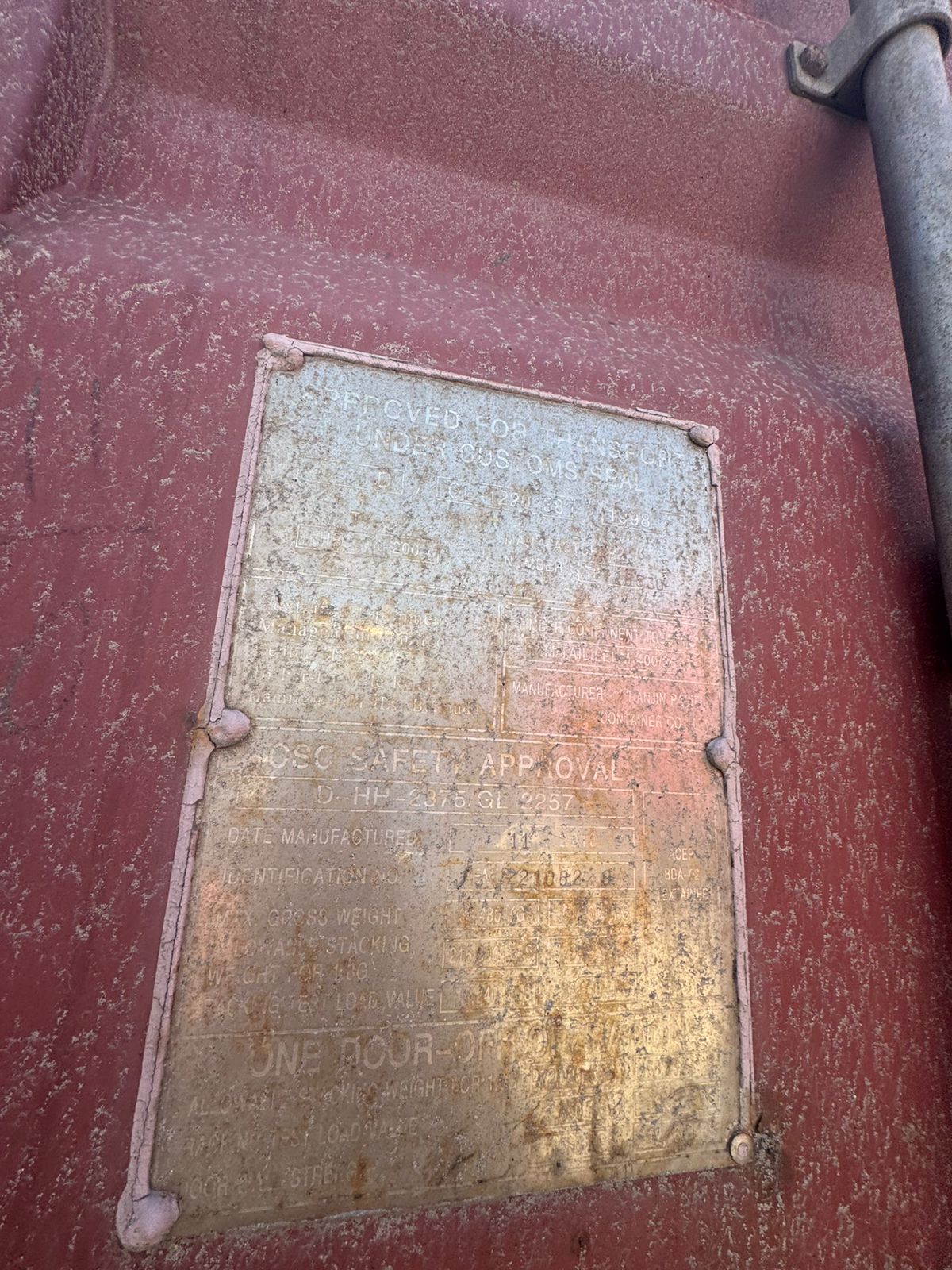 Морской контейнер TEMU2210629