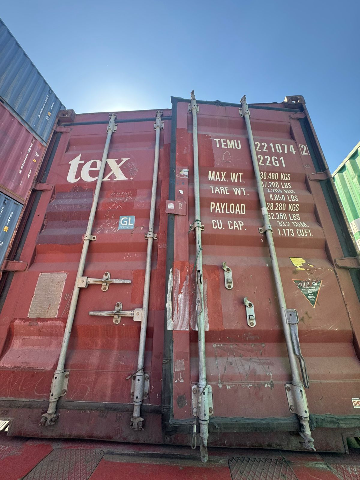Морской контейнер TEMU2210742