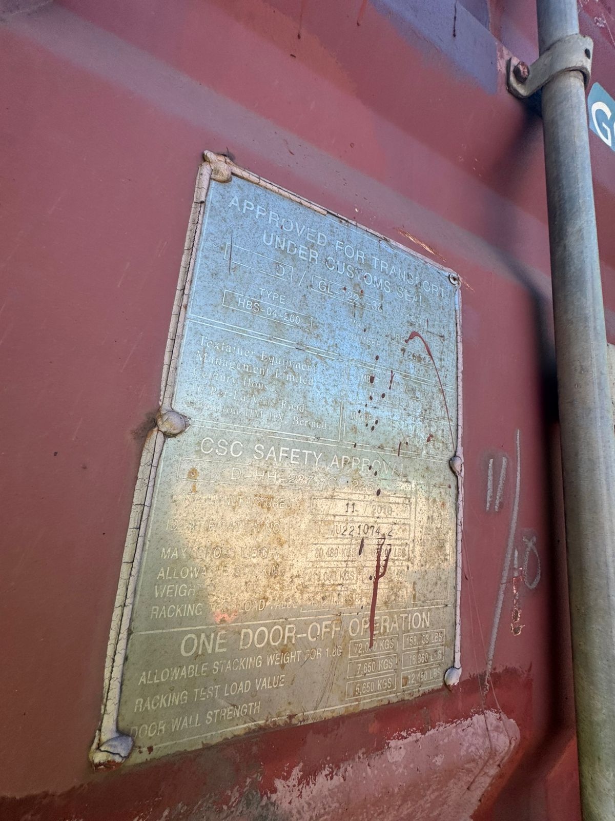 Морской контейнер TEMU2210742