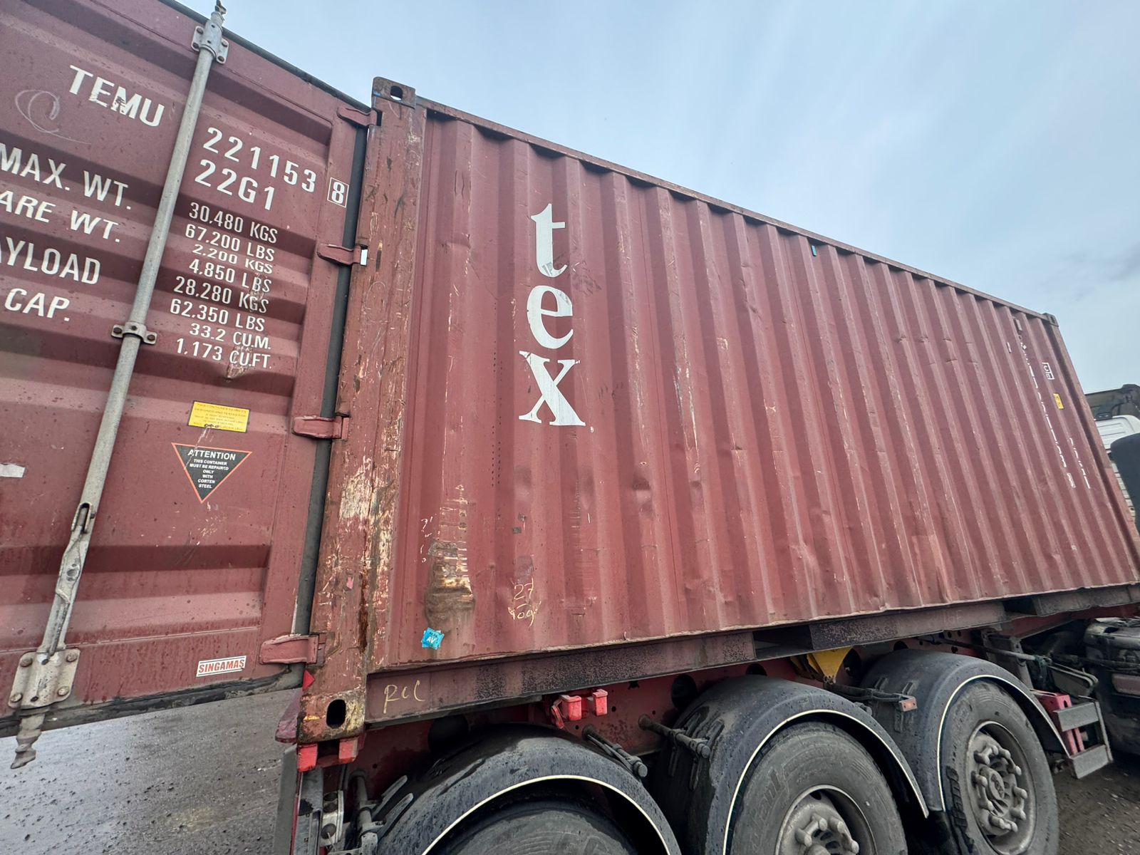 Морской контейнер TEMU2211538