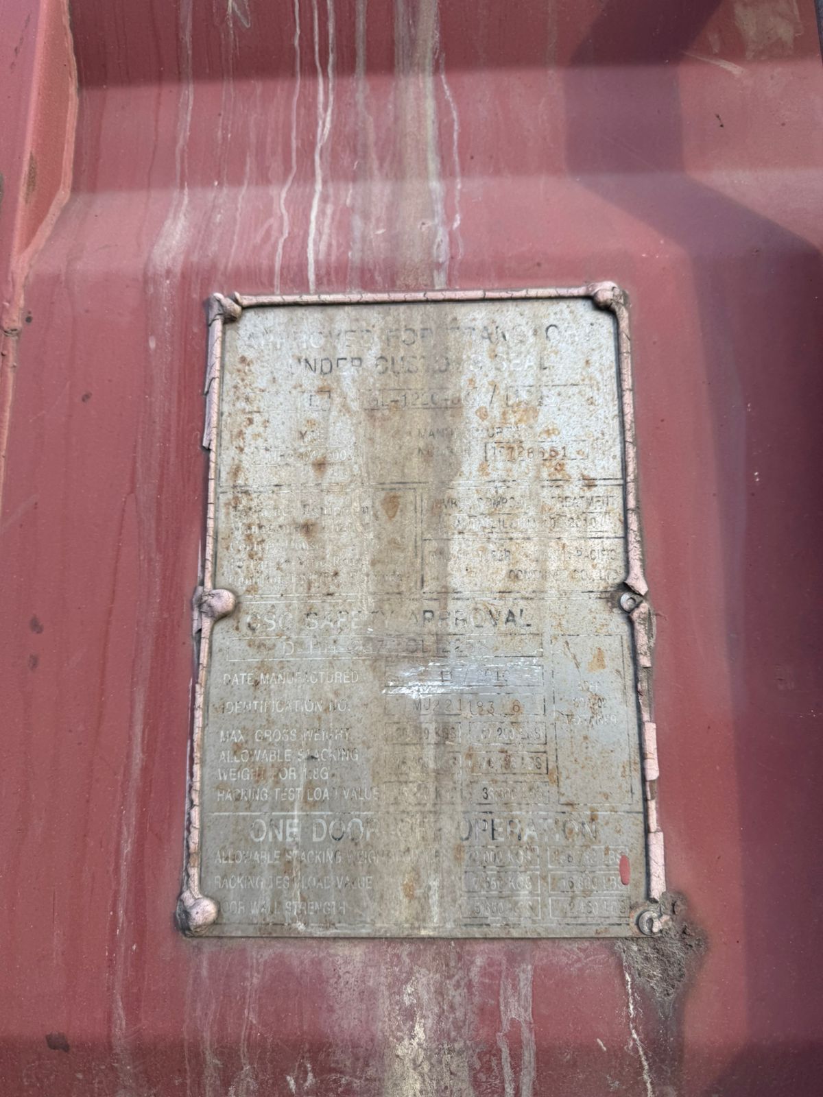 Морской контейнер TEMU2211836