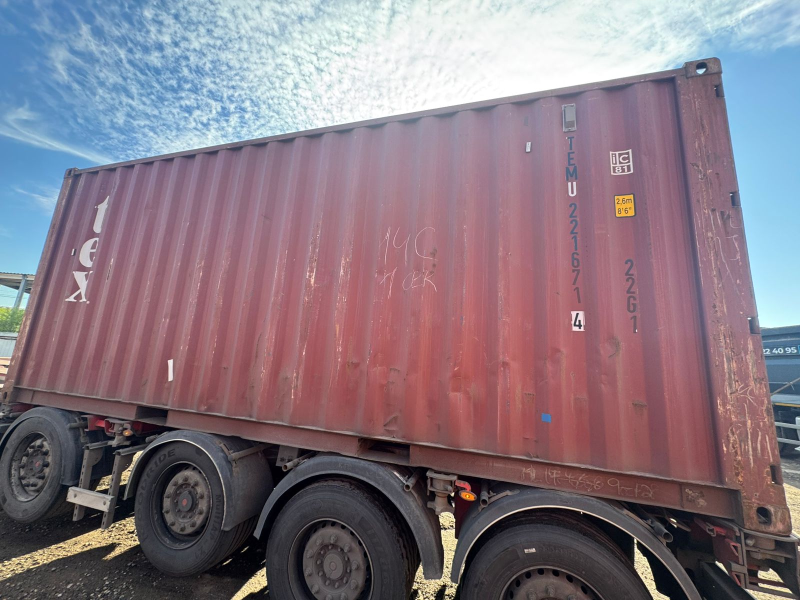 Морской контейнер TEMU2216714