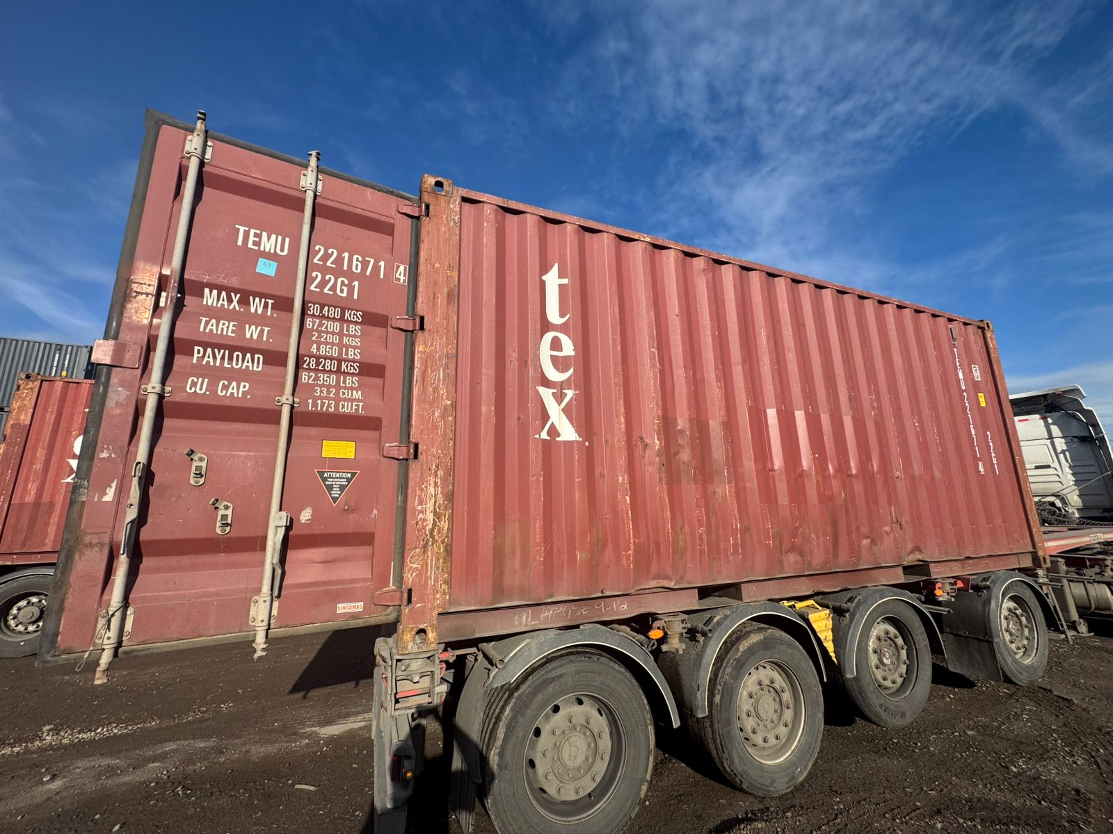 Морской контейнер TEMU2216714