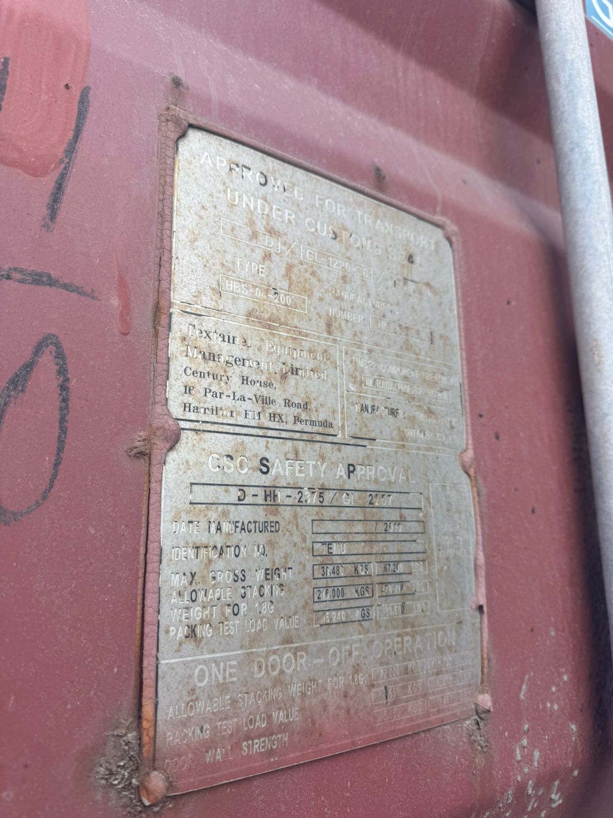 Морской контейнер TEMU2222580