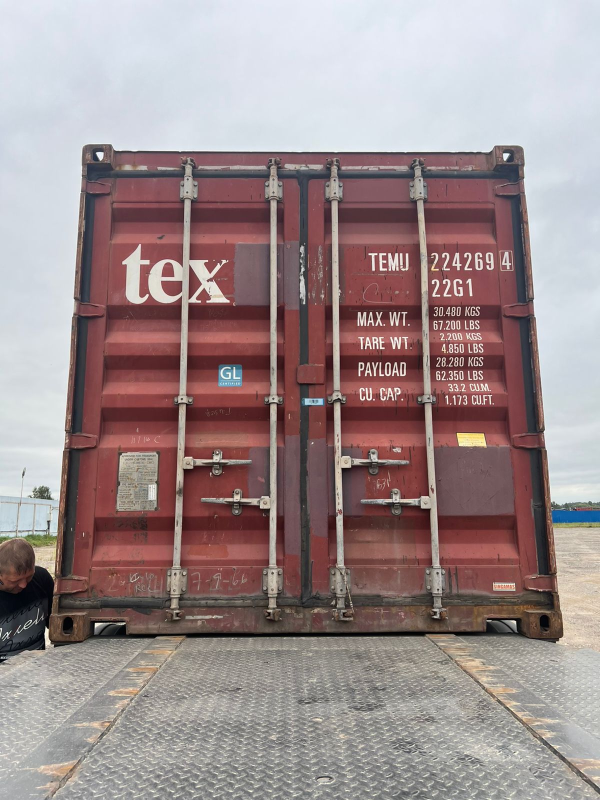Морской контейнер TEMU2242694