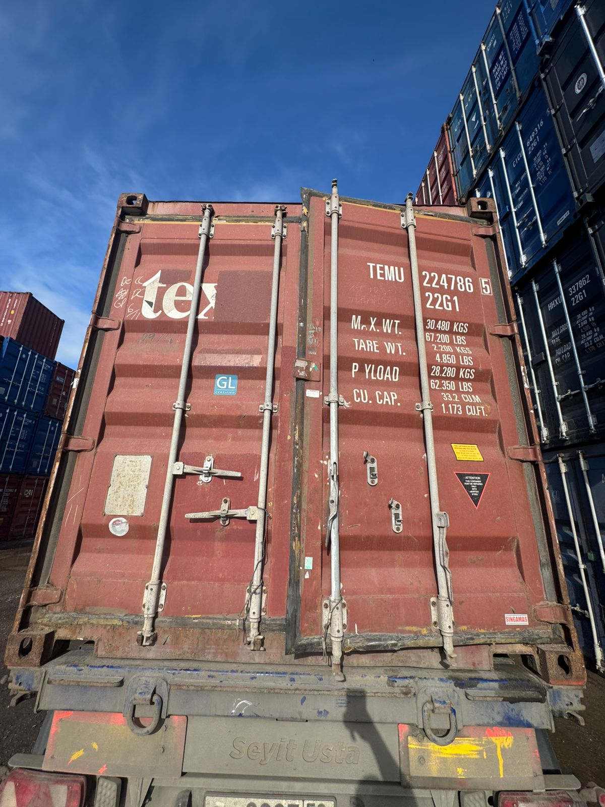Морской контейнер TEMU2247865