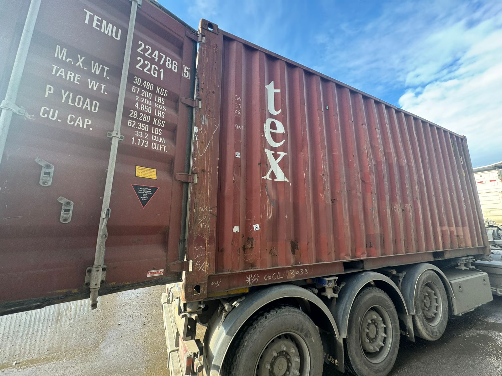 Морской контейнер TEMU2247865