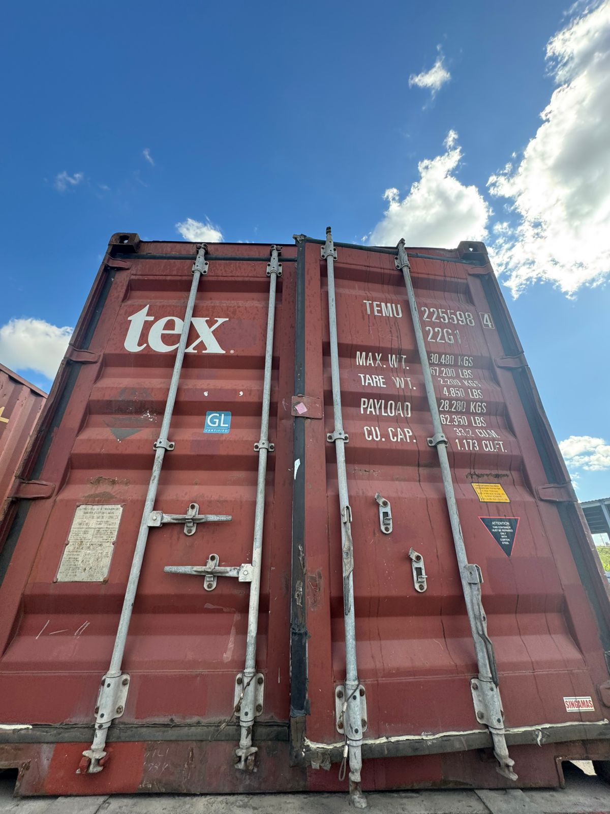 Морской контейнер TEMU2255984