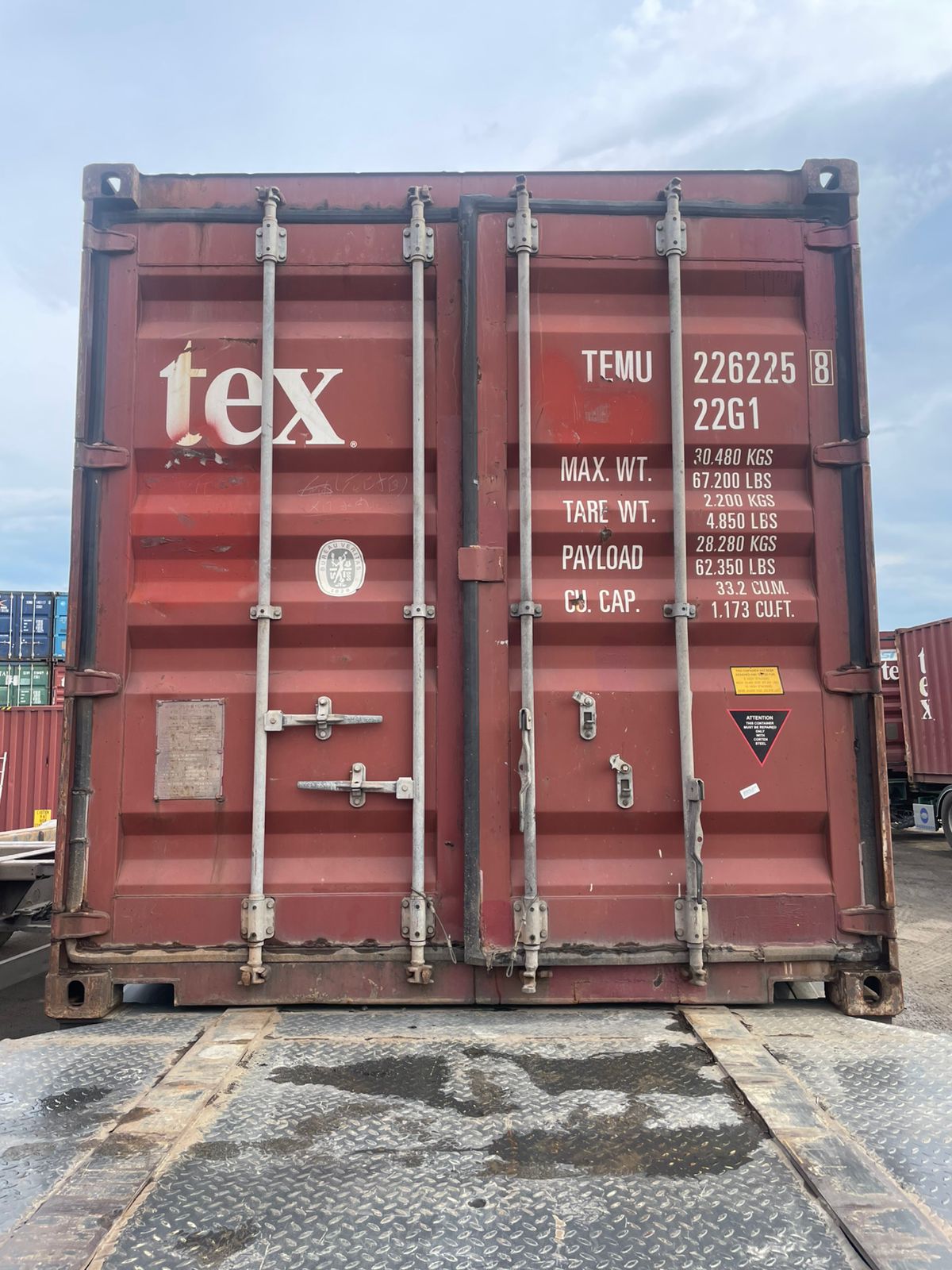 Морской контейнер TEMU2262258