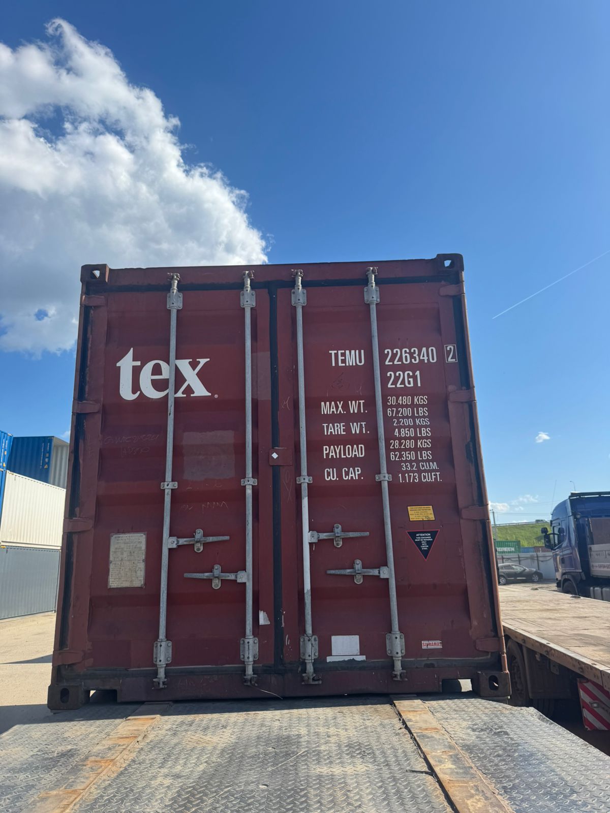 Морской контейнер TEMU2263402