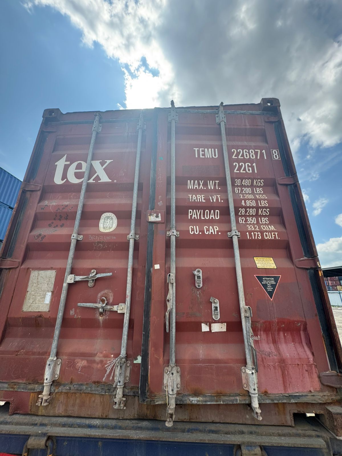 Морской контейнер TEMU2268718