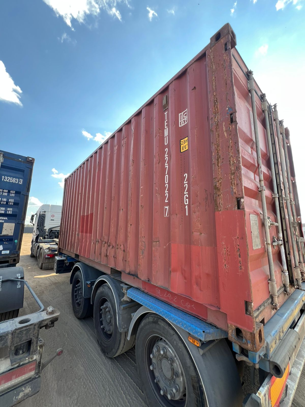 Морской контейнер TEMU2270227