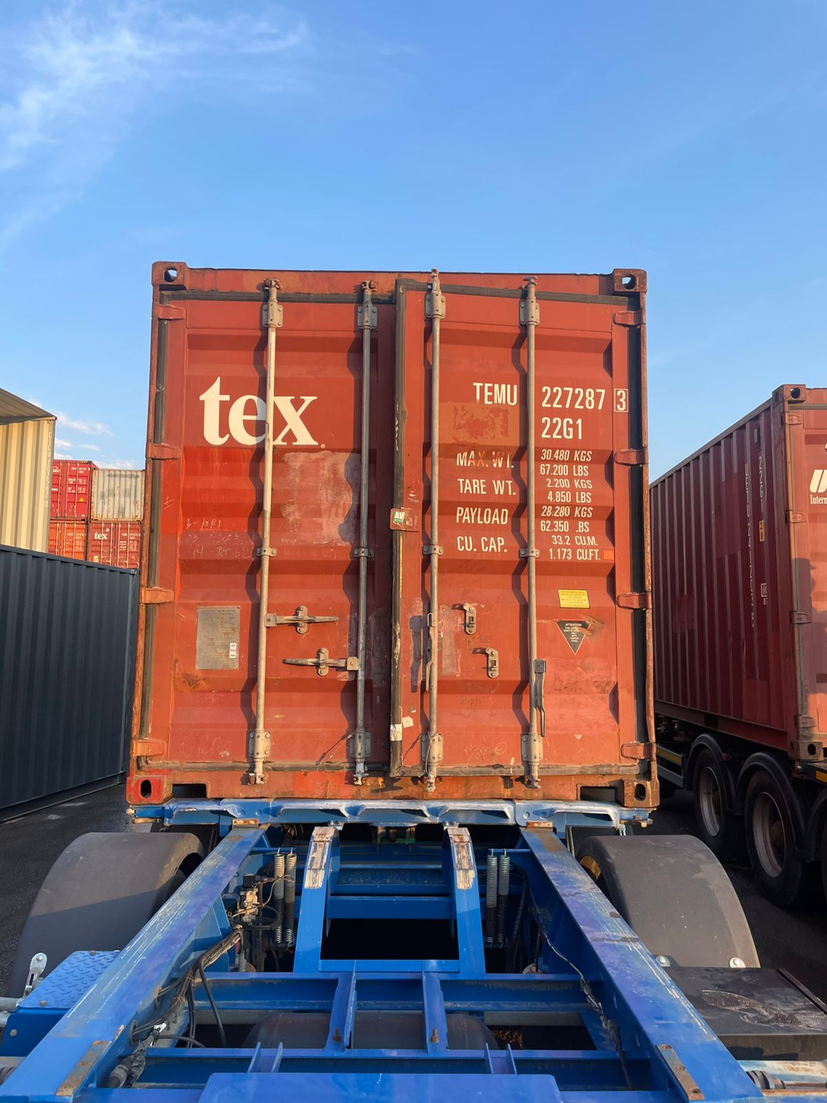Морской контейнер TEMU2272873