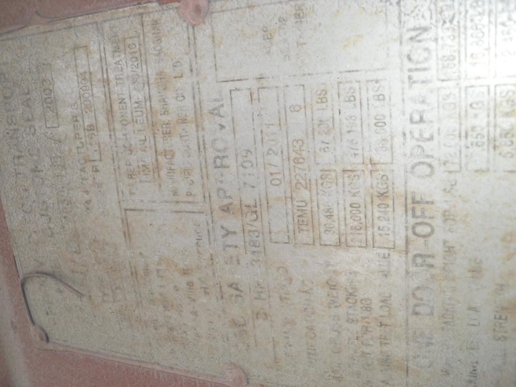 Морской контейнер TEMU2276436