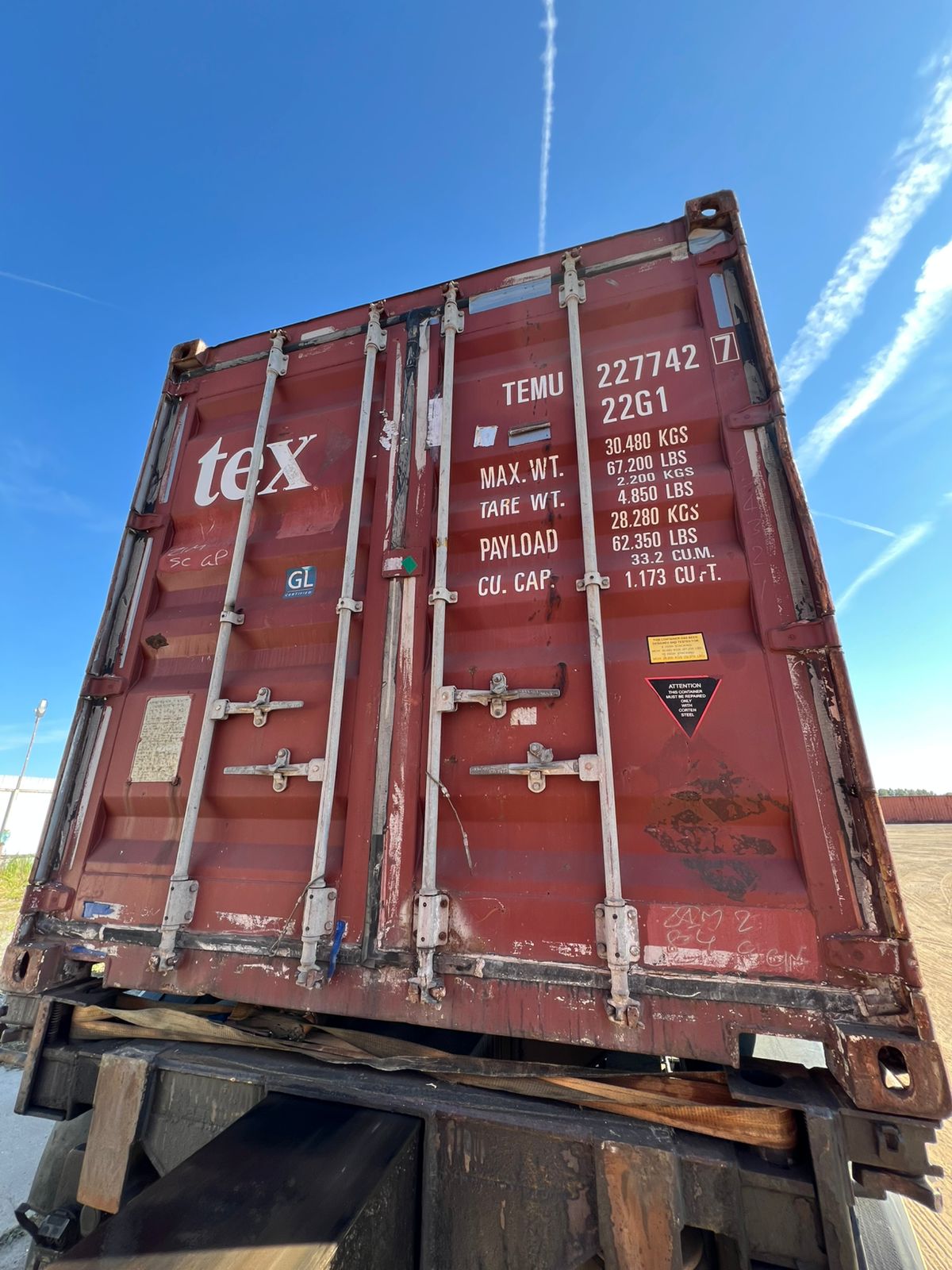 Морской контейнер TEMU2277427