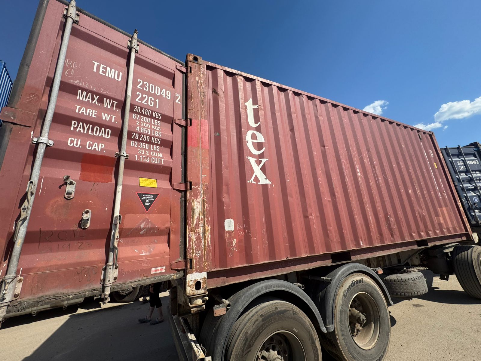 Морской контейнер TEMU2300492