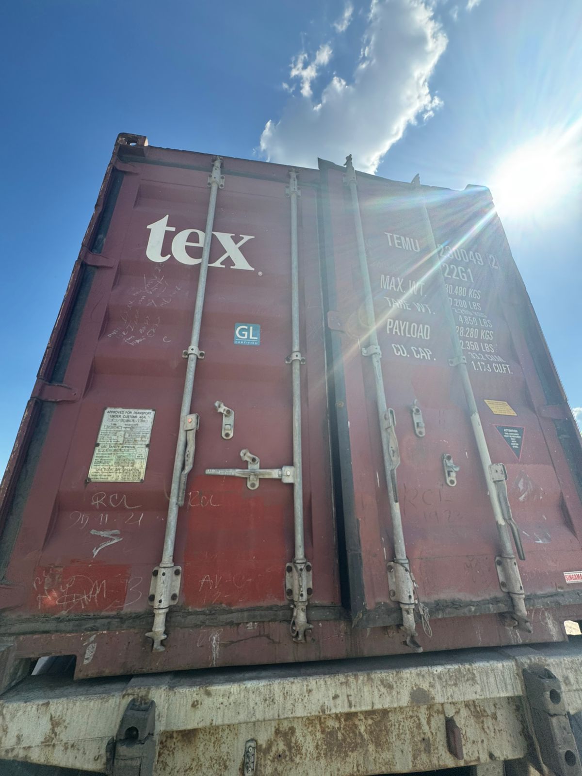 Морской контейнер TEMU2300492