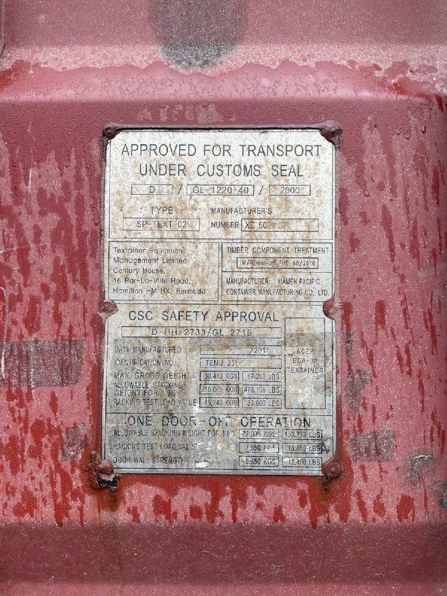 Морской контейнер TEMU2317936