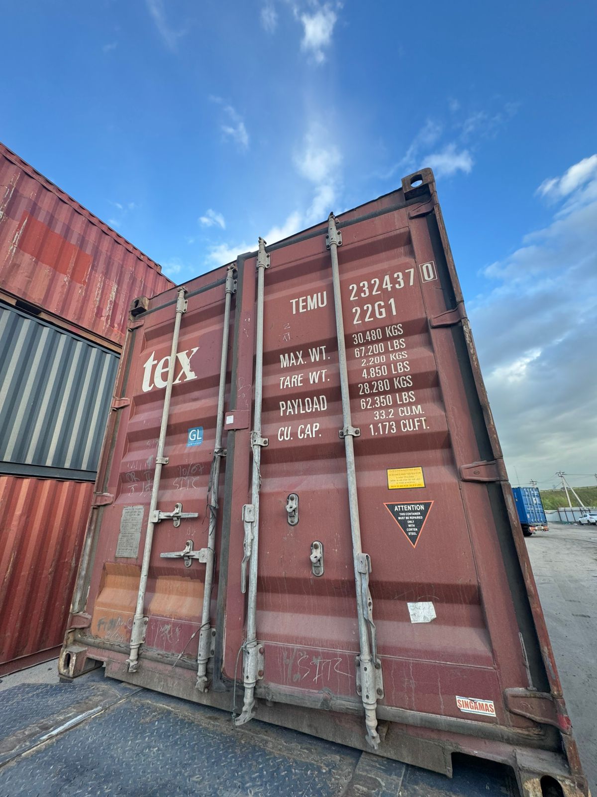 Морской контейнер TEMU2324370