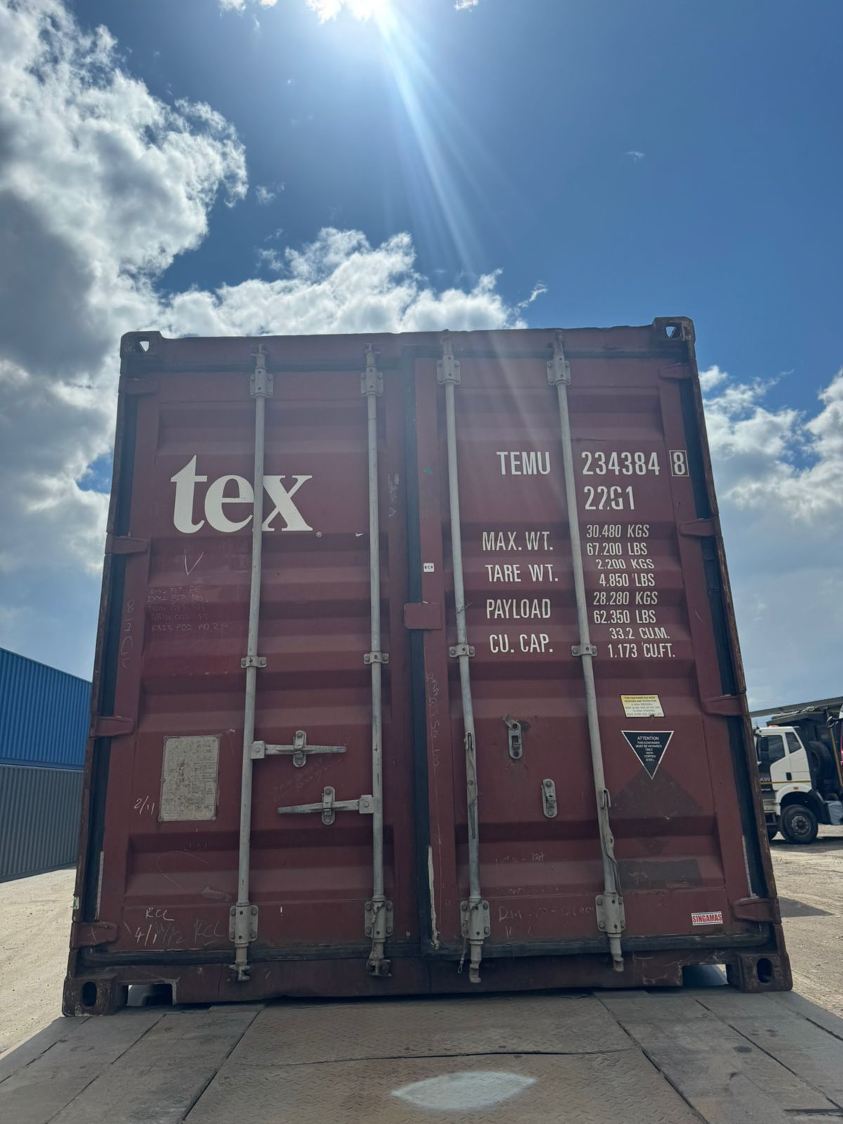 Морской контейнер TEMU2343848