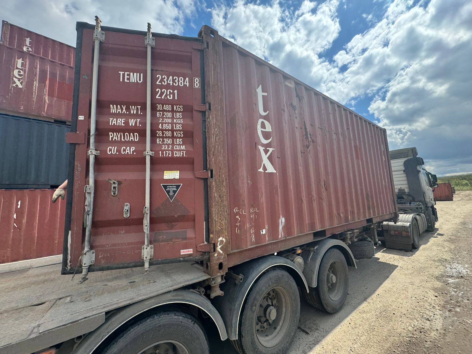 Морской контейнер TEMU2343848