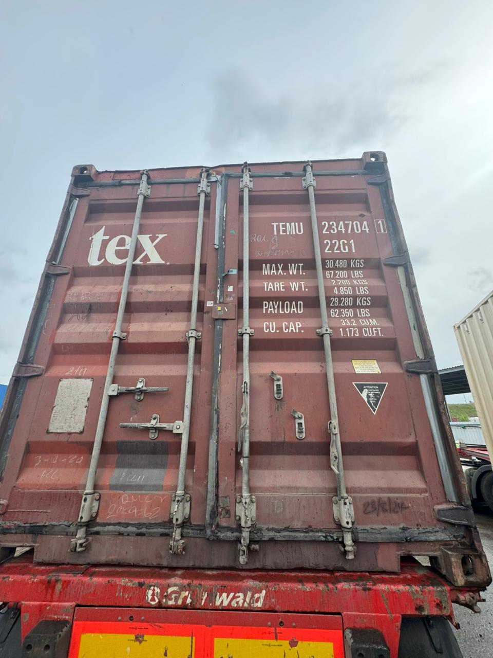 Морской контейнер TEMU2347041