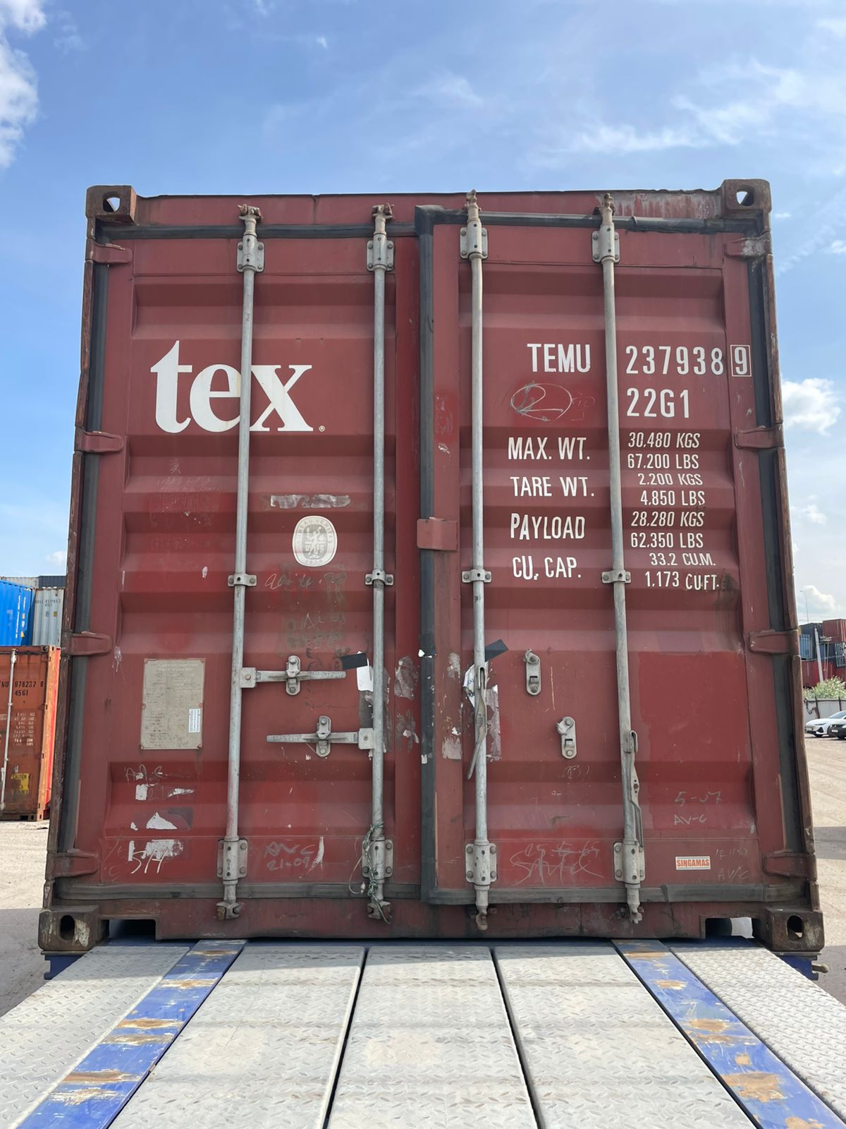 Морской контейнер TEMU2379389