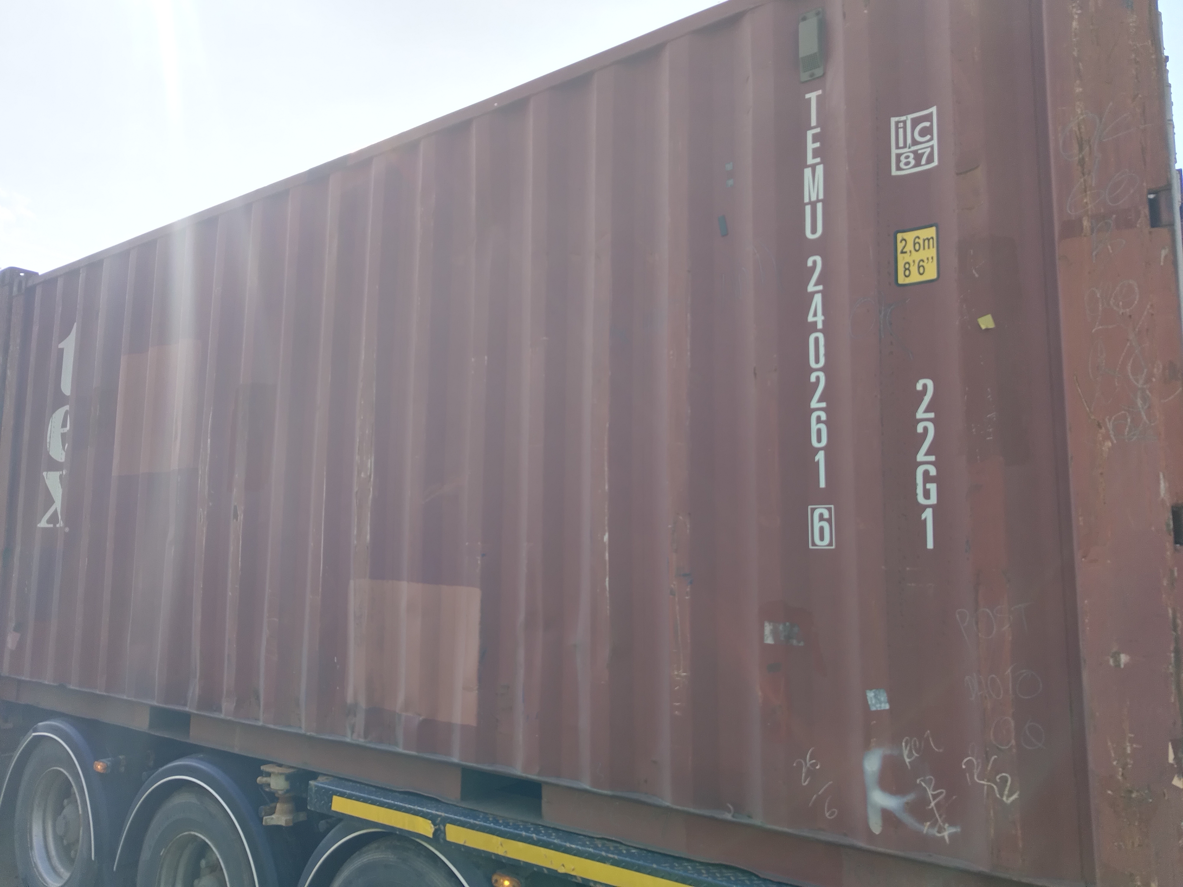 Морской контейнер TEMU2402616