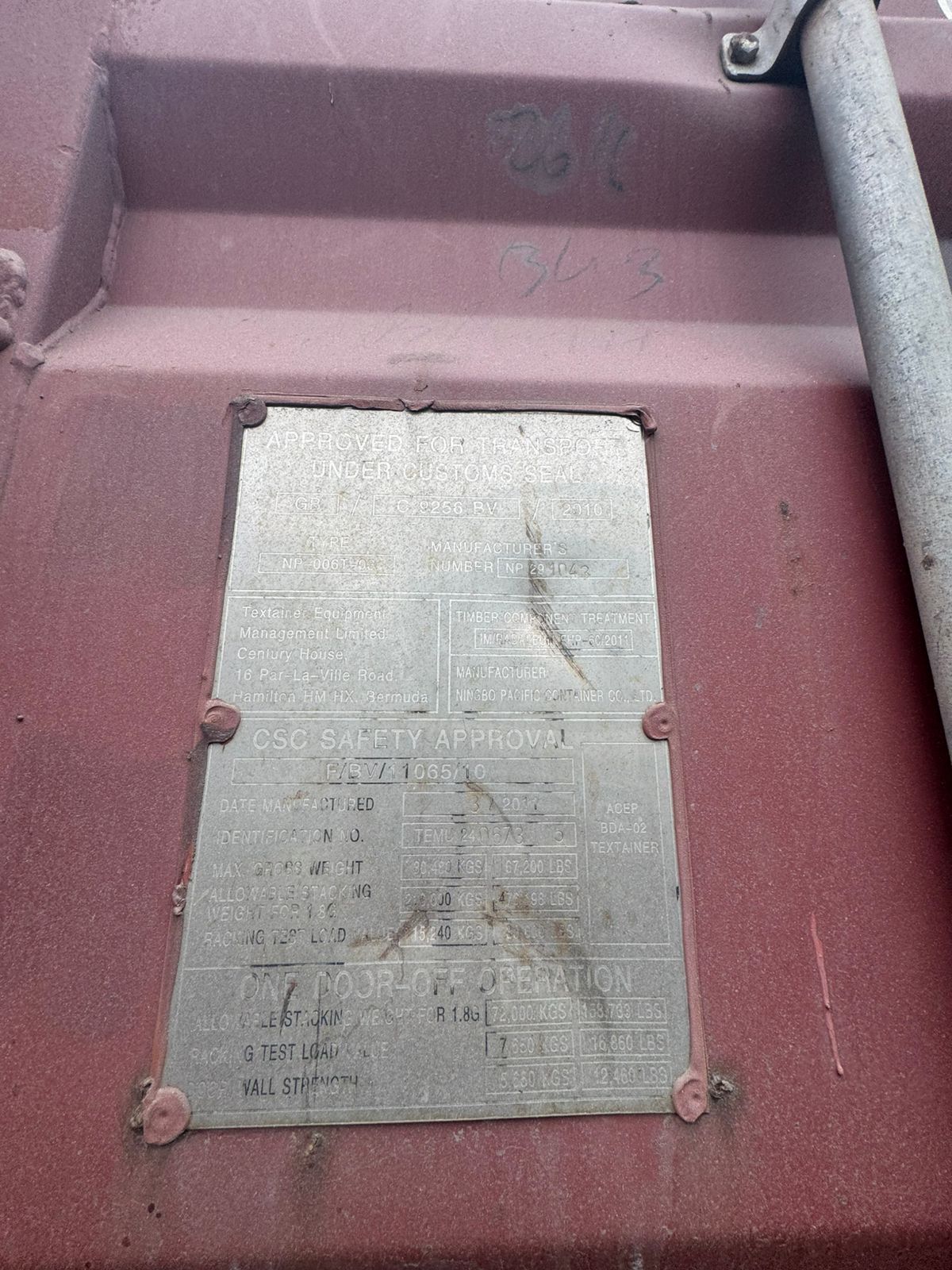 Морской контейнер TEMU2406735