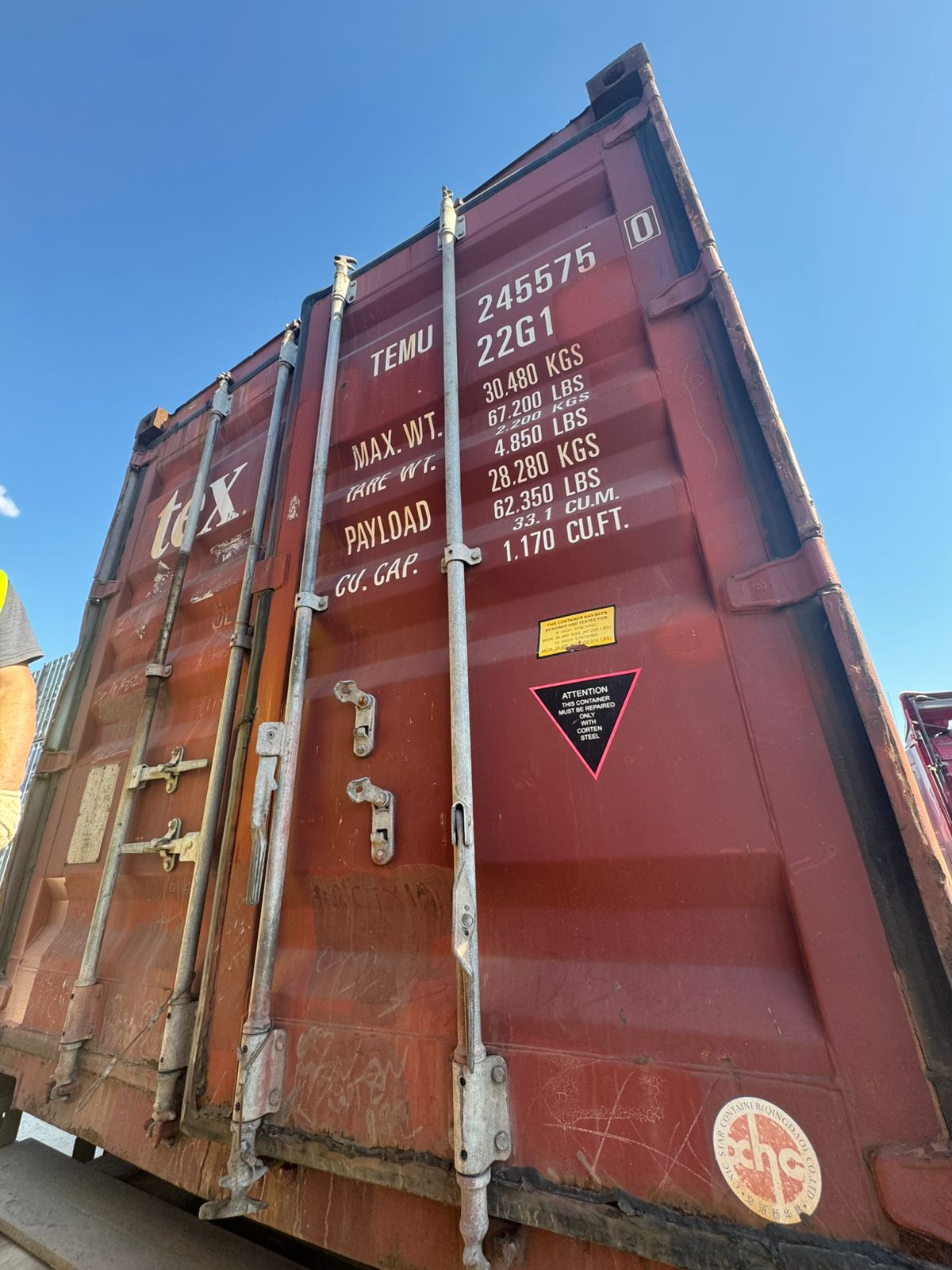 Морской контейнер TEMU2455750