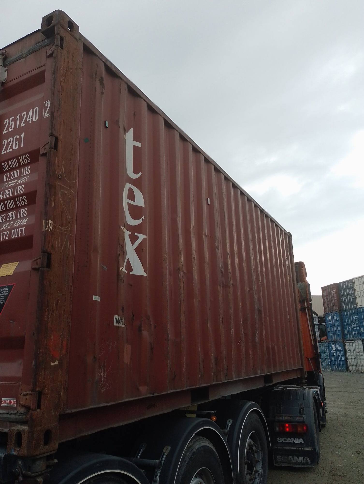 Морской контейнер TEMU2512402