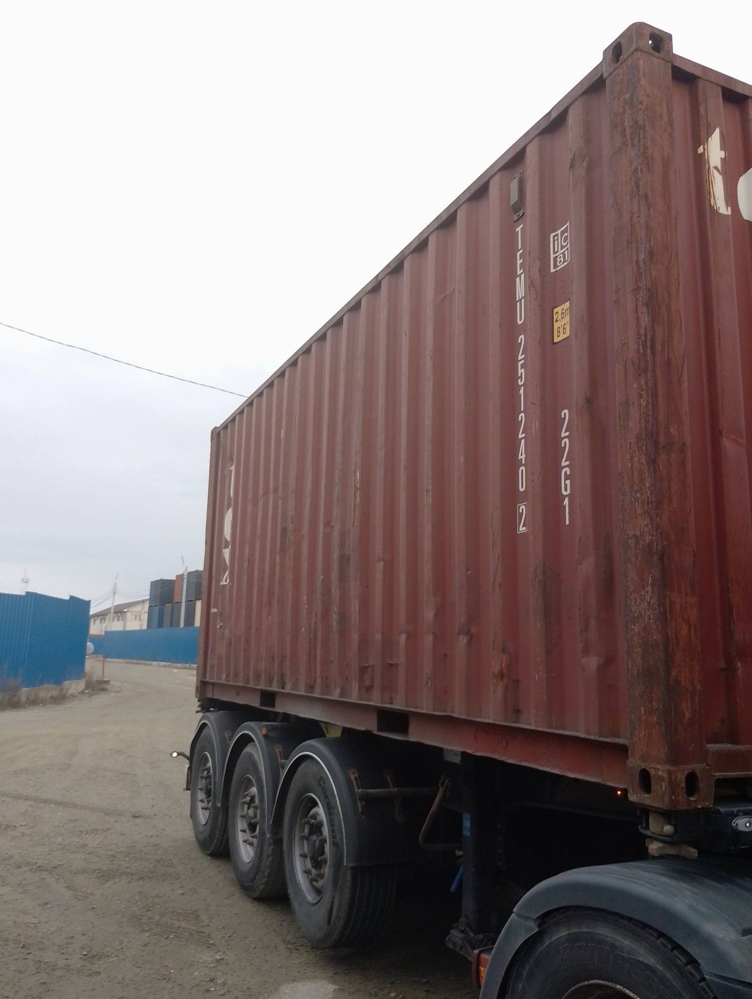 Морской контейнер TEMU2512402