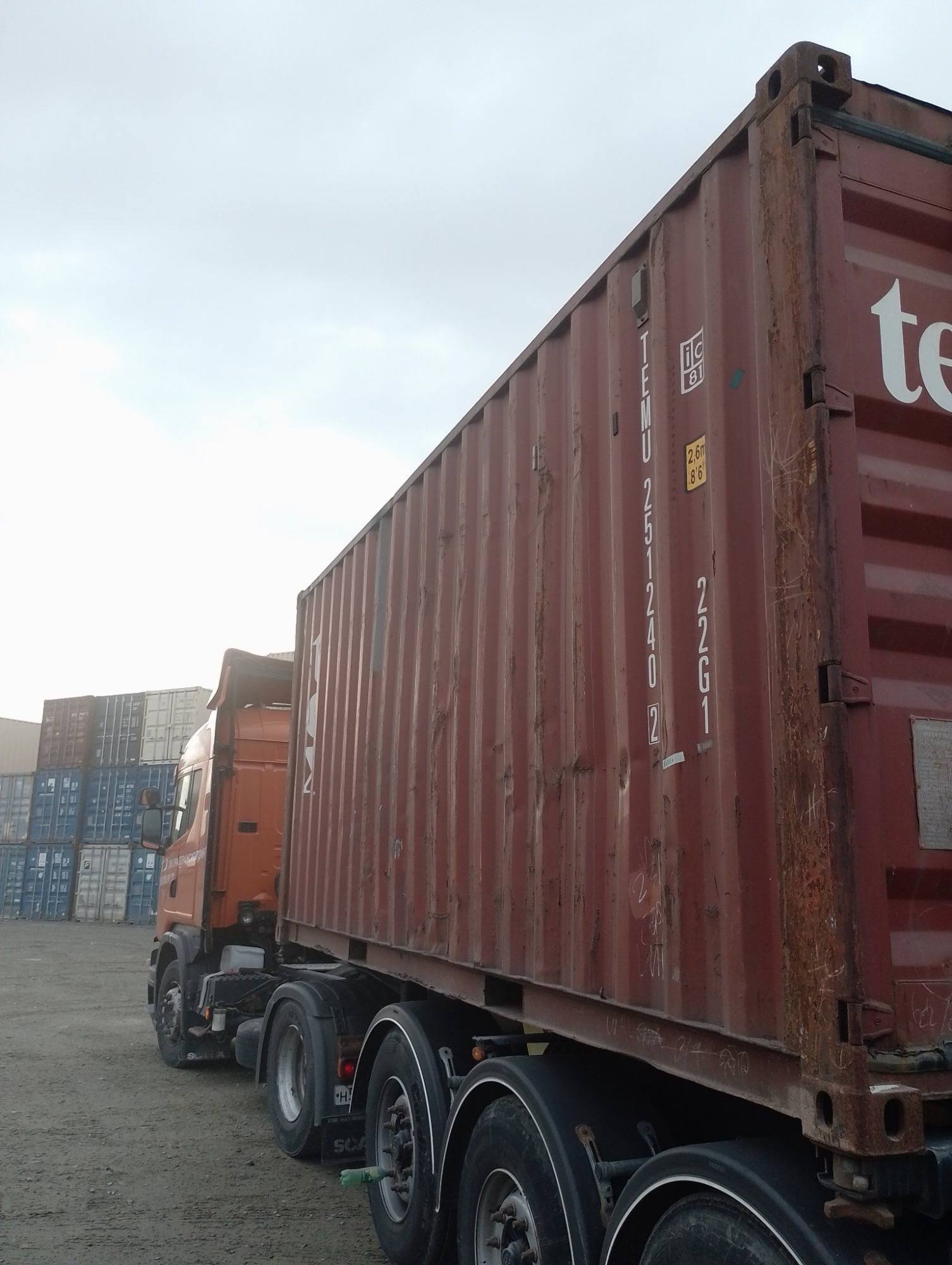 Морской контейнер TEMU2512402